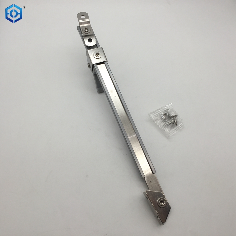 Soporte de viento ajustable para ventana, aleación de aluminio, soporte de ventana abatible de acero inoxidable