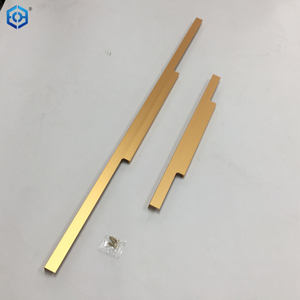 La manija de aluminio de encargo del tirón del tirador de puerta sacó la manija de aluminio del gabinete de los tirones del cajón