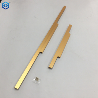 La manija de aluminio de encargo del tirón del tirador de puerta sacó la manija de aluminio del gabinete de los tirones del cajón