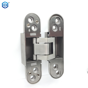 Bisagra de puerta alemana con bisagra oculta ajustable 3D de acero inoxidable resistente de 200 kg