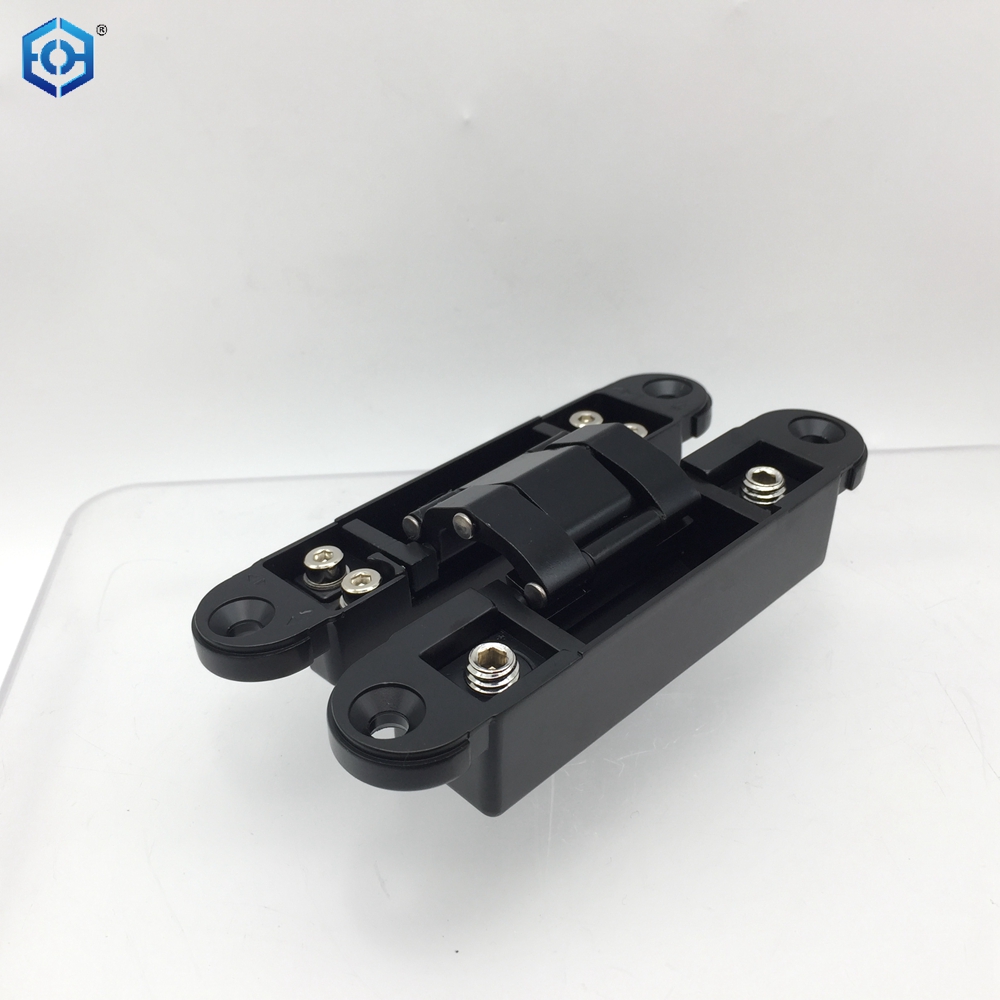 Bisagra oculta de aleación de zinc oculta ajustable invisible estilo italiano alemán 3D para puerta batiente de madera 35 kg