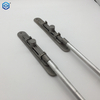 Cerradura de perno deslizante resistente oculta de acero inoxidable plateado con varilla de aluminio