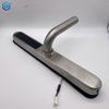 Contraseña de bloqueo de huellas dactilares Poorknob ajustable plateado impermeable para apartamento