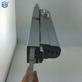 Soporte de brazo de cierrapuertas comercial de aleación de aluminio montado en superficie para puertas de vidrio