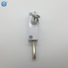 Puerta de patio corrediza blanca multiusos con llave y cerradura de perno