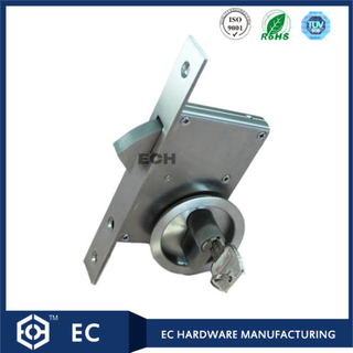 Cerradura de puerta corredera de acero inoxidable 304 de 30-50 mm con manija (RML-23)