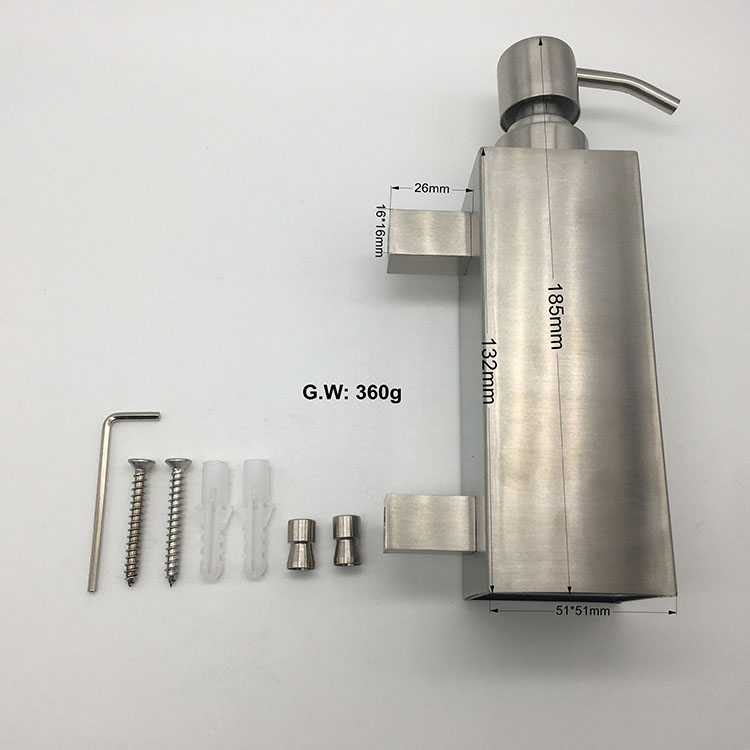 Dispensador de jab&oacute;n de pared