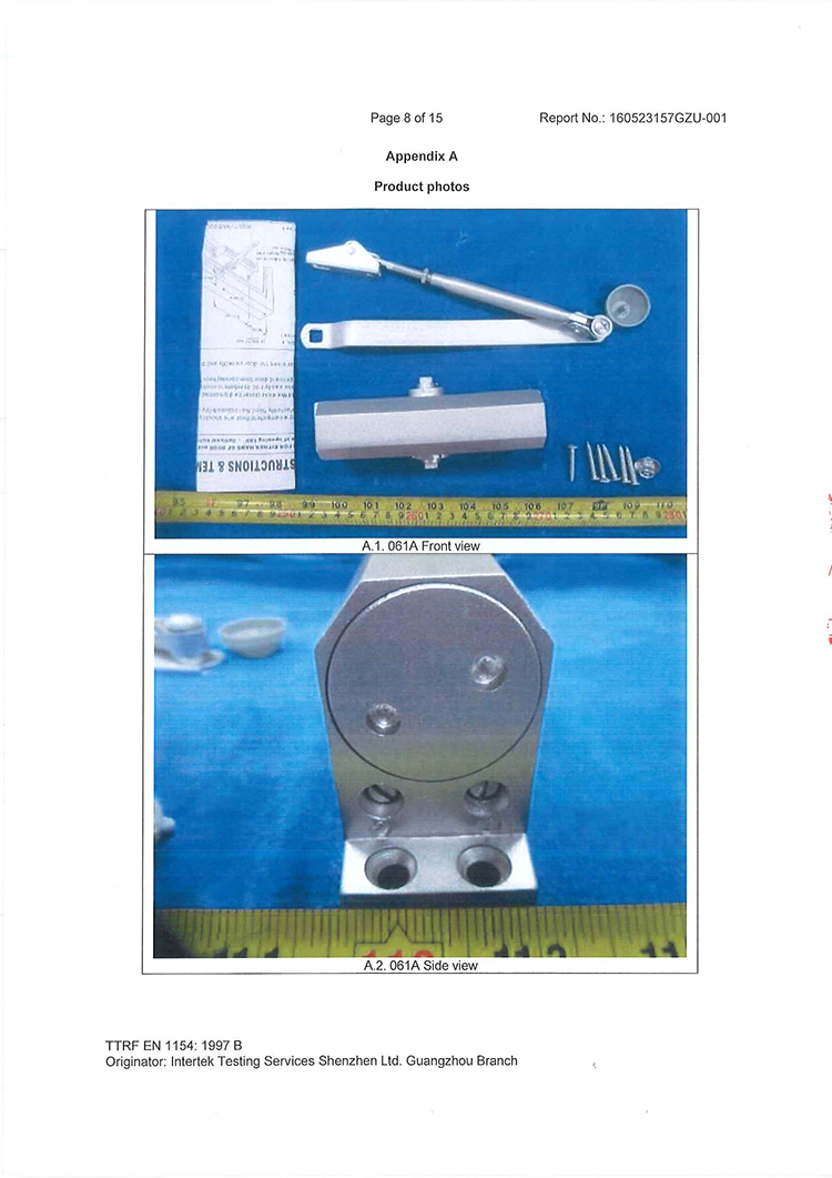 Cerradura de puerta certificada por tasa frita de ul