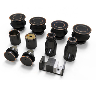 Caja de baño de ducha sin marco de lujo Doble deslizante para personalizar puerta de vidrio templado para baño