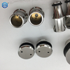 Hardware de puerta de vidrio deslizante sin marco de acero inoxidable cromado para duchas para duchas