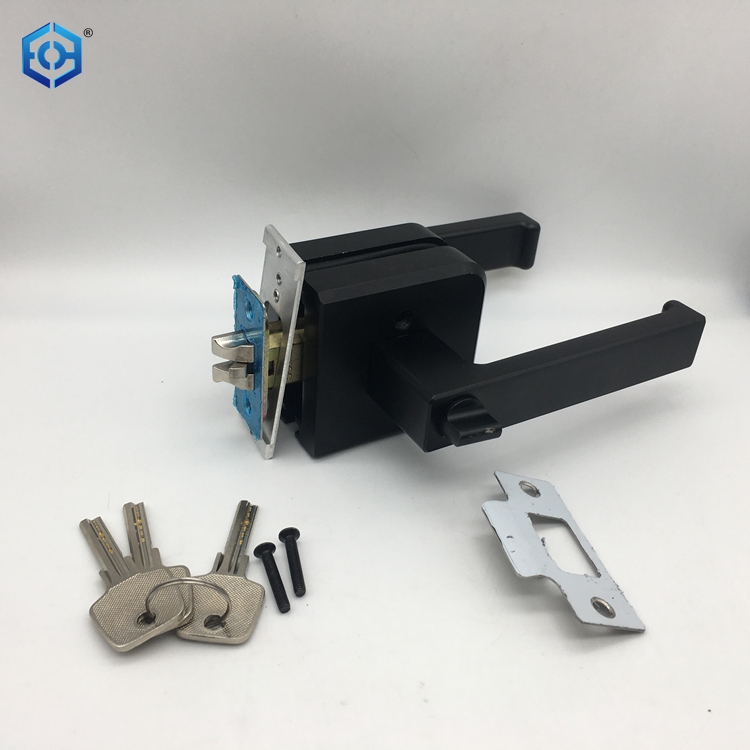 cerradura de puerta de vidrio minimalista