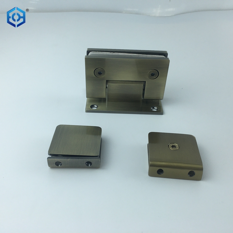 Paquete de bisagra de puerta de vidrio esmerilado