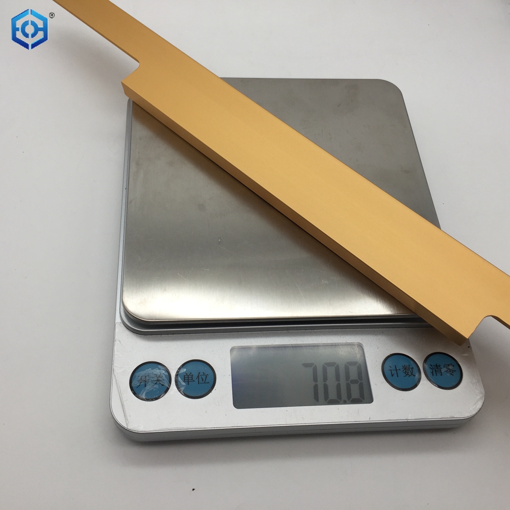 manija del gabinete de aluminio
