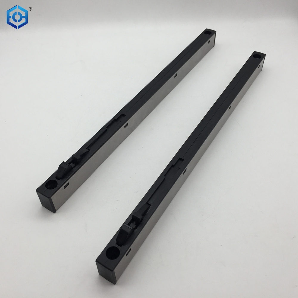 Amortiguador de cierre de puerta corrediza de plástico para puerta corredera, Hardware moderno para guardarropa