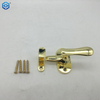 Gold de aleación de zinc cerradura práctica de pestillo para puertas de madera para la cocina del baño y las puertas de inodoro