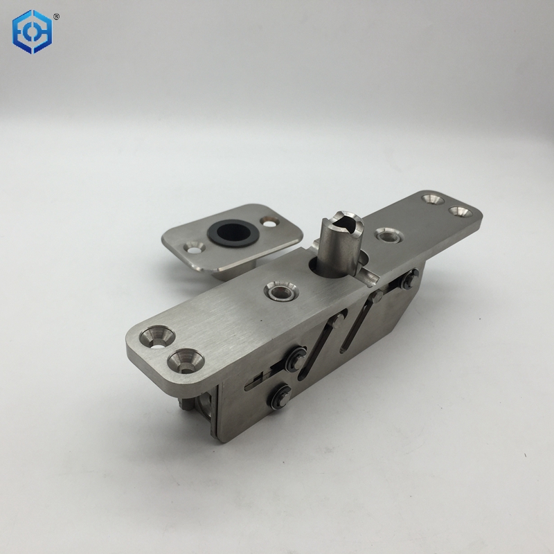 Accesorios de Hardware central de puerta compensada de baño de acero inoxidable, resorte de piso de 500kg, bisagra de puerta con eje de cielo giratorio de 360 grados