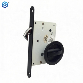 Cerradura de embutir, cerradura de puerta corredera con brújula, baño, WC para puertas corredizas de madera