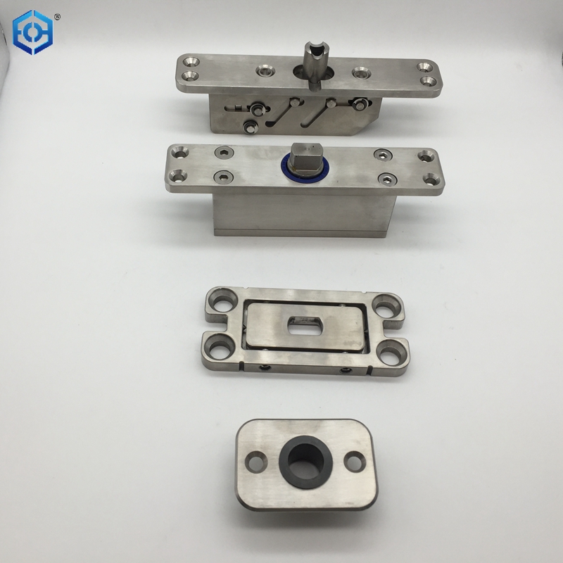 Bisagras pivotantes resistentes de acero inoxidable de 500 kg para puertas de tamaño completo