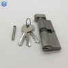 Cerradura de puerta con manija de palanca de aluminio negro para puertas de patio de UPVC