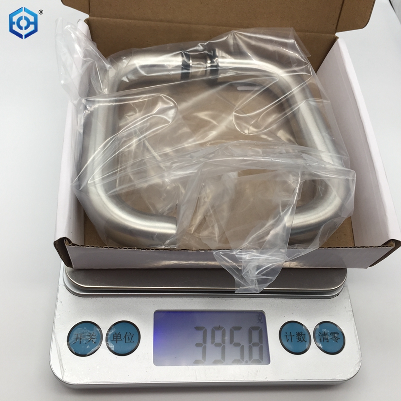 manija de puerta para puerta estrecha con marco de aluminio