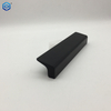 Tiradores de borde de dedo de aluminio negro, manija de perfil de cocina para muebles, cajón, armario, muebles de cocina