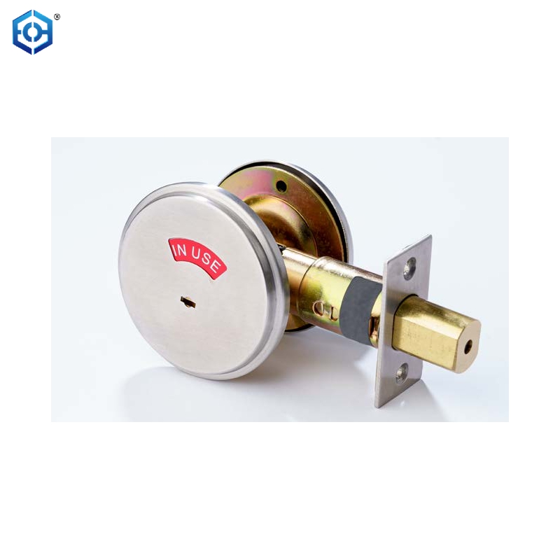  Cerradura de baño ocupada y vacante en uso Cerrojo con indicador de ocupación