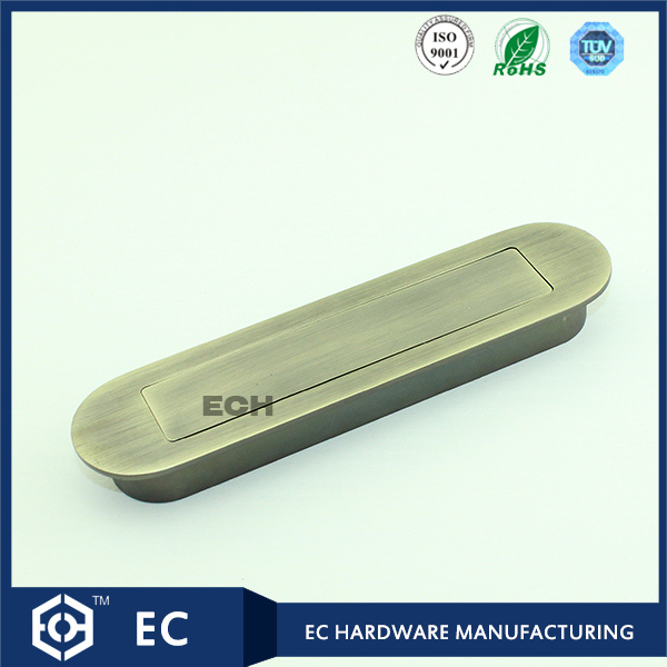 Manija redonda de muebles de aleaci&oacute;n de zinc con resorte (UP-4012)