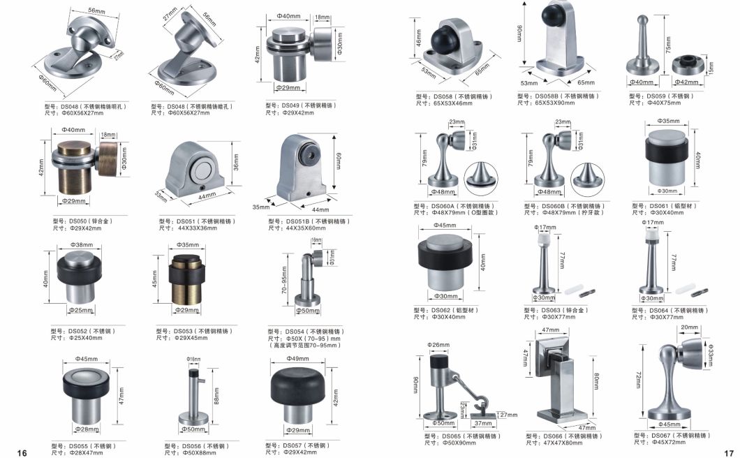 Guangdong Ech Zinc Alloy Cabinet Stops