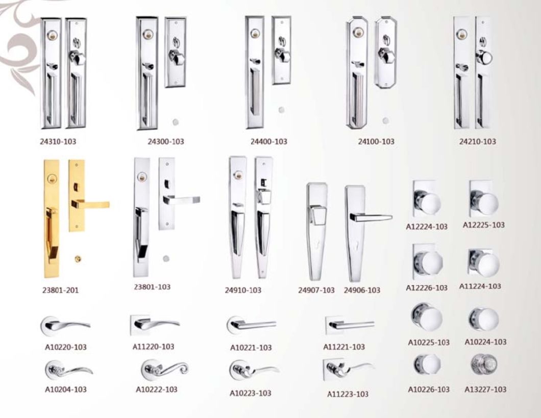 Cerradura de puerta de manija sólida