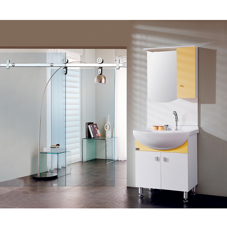 Accesorios para puertas de ducha de baño SUS 304/316 Espejo y montaje de puerta corredera de vidrio satinado