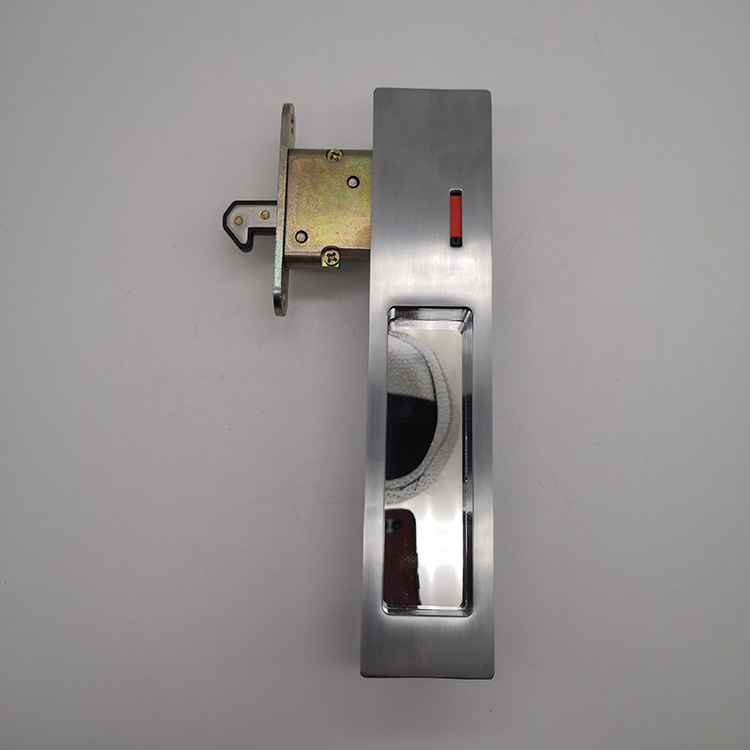 cerradura de puerta corredera con indicador