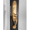 Cerraduras de seguridad de cerradura de manija de entrada de cilindro estándar americano de bronce antiguo de aleación de zinc