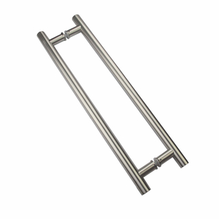Herrajes para puertas Puerta de vidrio de acero inoxidable de latón antiguo Tirador de espalda con espalda