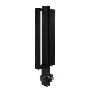 Juego de cerradura de manija de puerta delantera de entrada de vidrio de seguridad de acero inoxidable de lujo