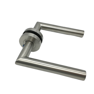 Manijas de las palancas de las puertas interiores modernas de níquel cepillado de acero inoxidable en color rosa sólido