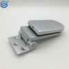 Diseño redondo de la bisagra de aluminio autocurador plateado para puerta de un solo swing