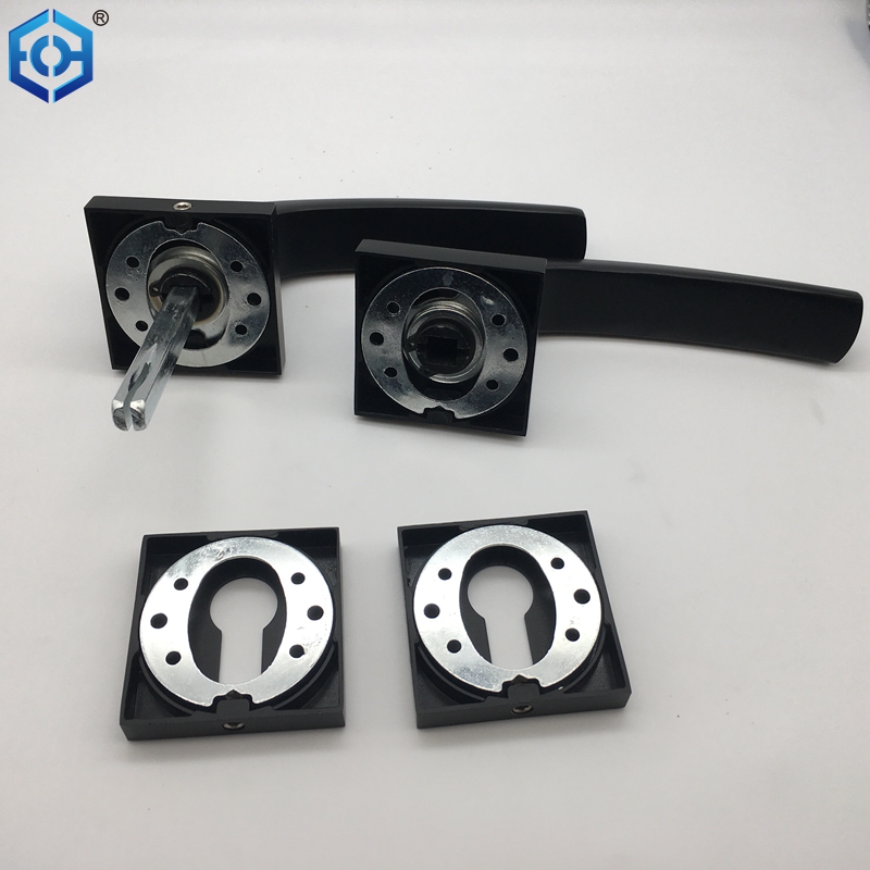 Manijas de la puerta negra Matt