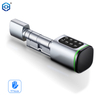 Cilindro inteligente con la aplicación Ttlock Tamaño de cilindro ajustable Contraseña electrónica Bloqueo inteligente