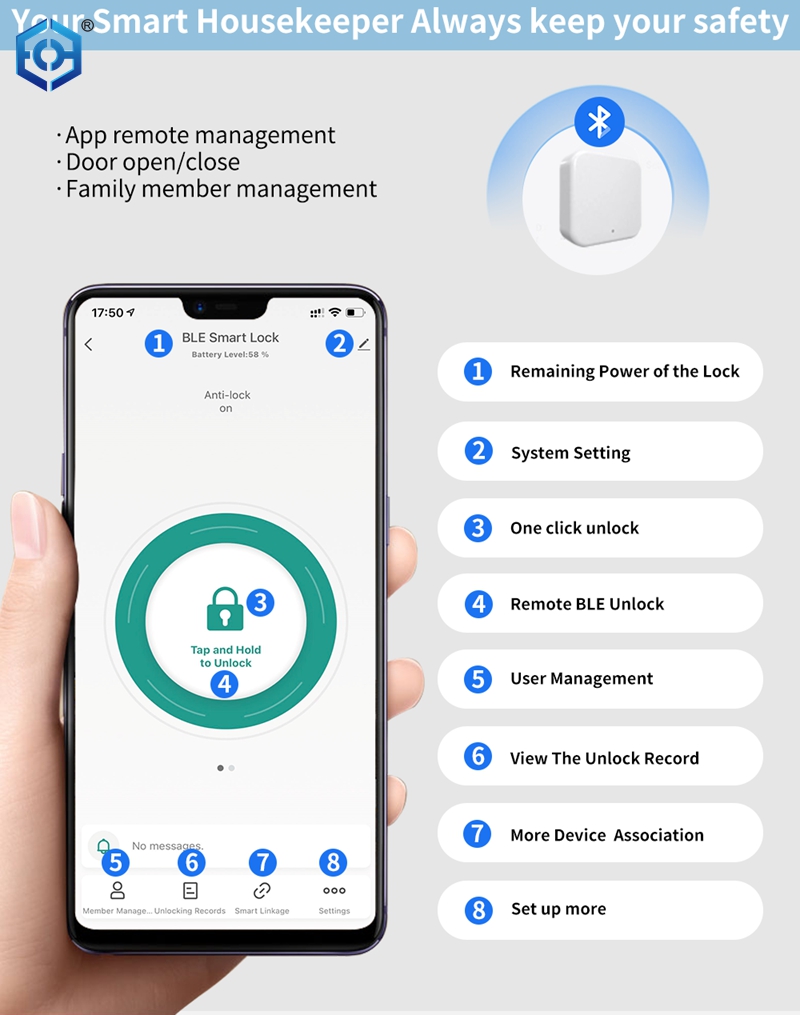 Bloqueo inteligente de perfil euro