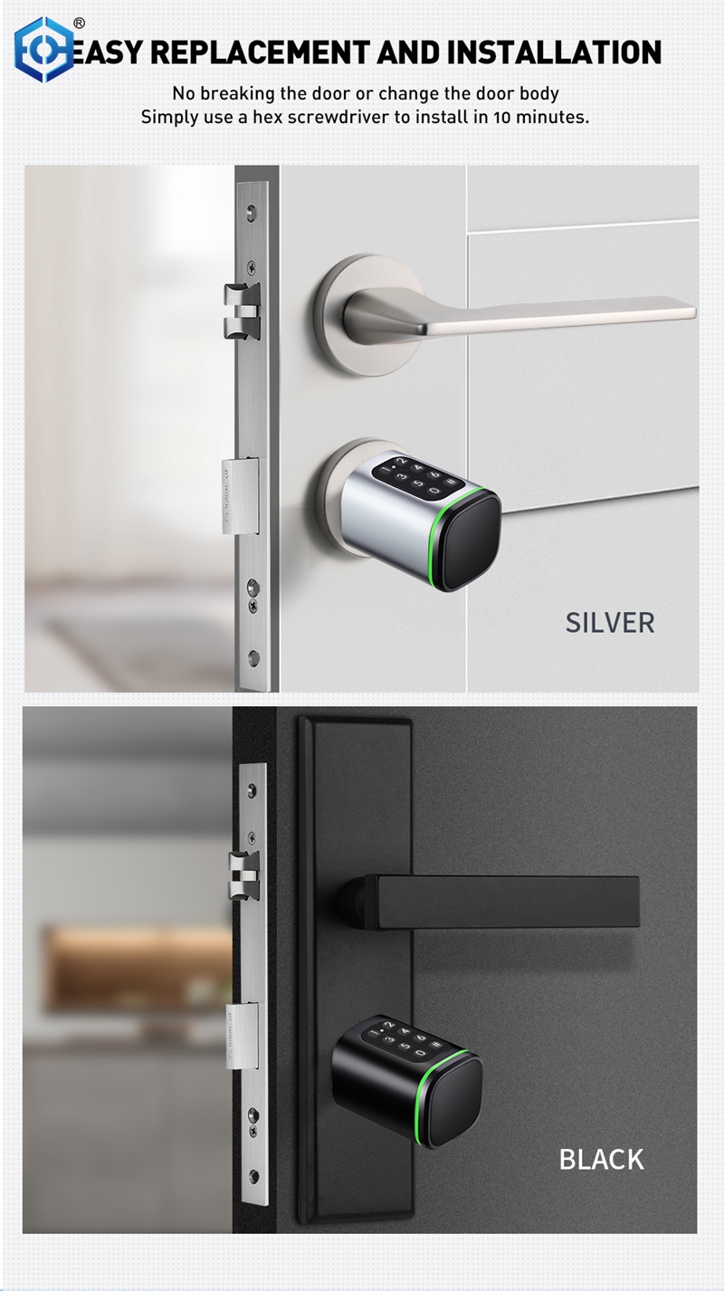 cilindro de bloqueo negro sin llave