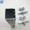 Hardware de rolleros de puerta de servicio pesado de acero inoxidable galvanizado 55 mm de 55 mm