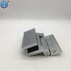 Bisagra de pivote de vidrio de aluminio cromado para vidrio de vidrio interior de vidrio a la pared