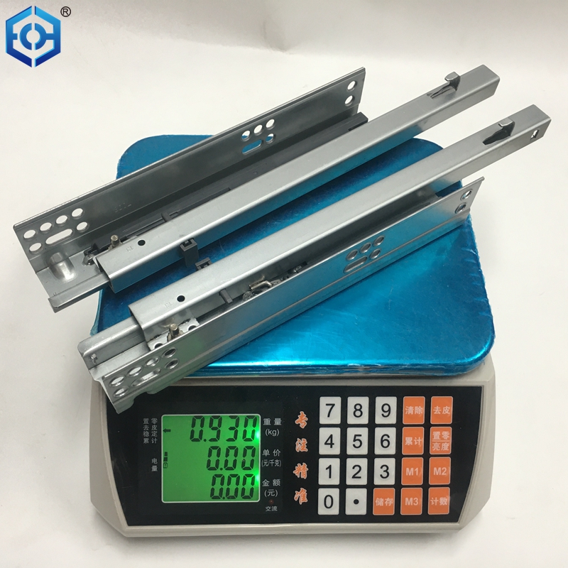 Sobre toboganes de cajones suaves de cajas cerradas