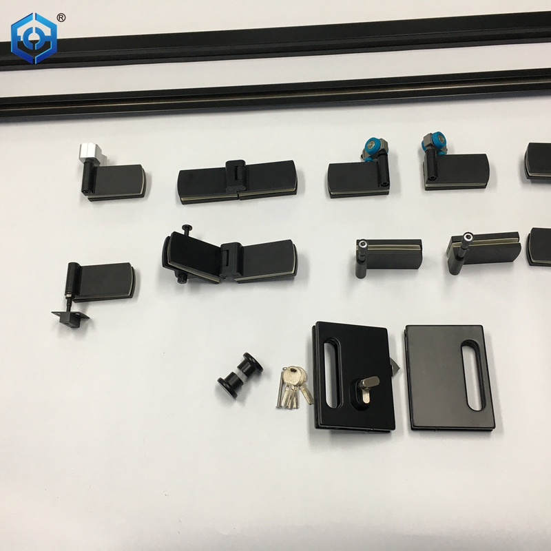 Hardware EC Hardware Negro de acero inoxidable de acero inoxidable Accesorios de la puerta plegable GS4000 GS4000 INSTALACIÓN DE HARDWARE