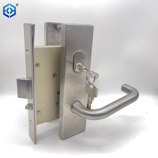 Localización de la puerta de vestíbulo sinergia de acero inoxidable 60 mm de níquel de satén de retroceso de 60 mm