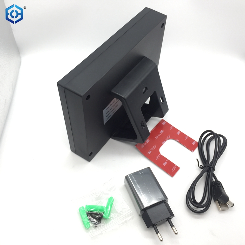 Máquina de asistencia biométrica facial huella digital contraseña verificación en la máquina reloj de tiempo 100-240V para oficina