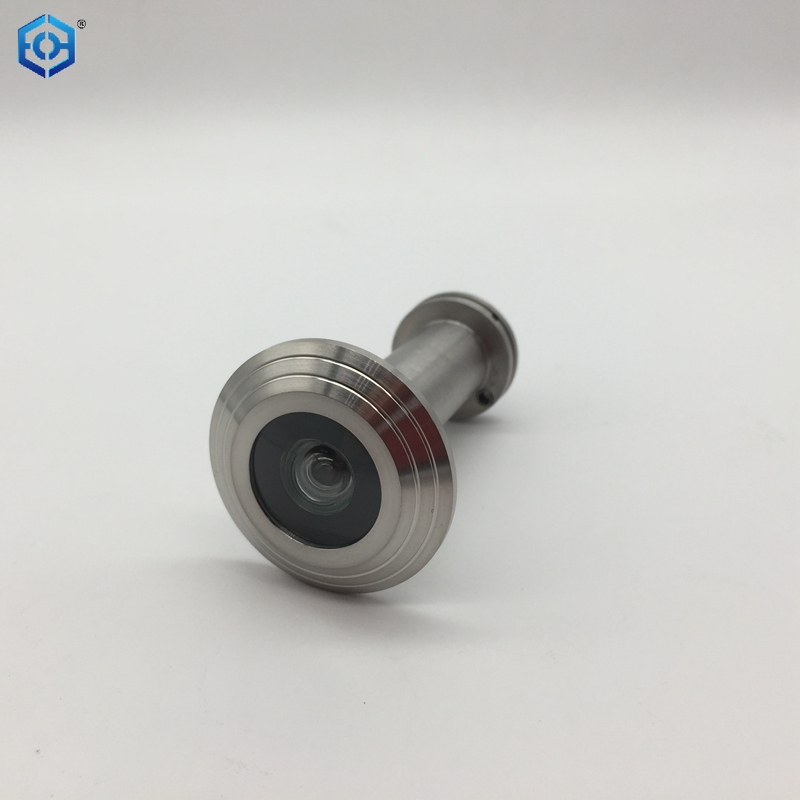 Mirilla de puerta de acero inoxidable con cubierta de privacidad resistente, reemplazo de mirilla de puerta para hogar, oficina y hotel