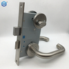 La cerradura de fuego de la puerta del pasillo de acero inoxidable se puede instalar en ambos lados adecuados para el grosor 1.37-2.16 pulgadas puerta