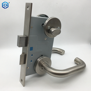 La cerradura de fuego de la puerta del pasillo de acero inoxidable se puede instalar en ambos lados adecuados para el grosor 1.37-2.16 pulgadas puerta