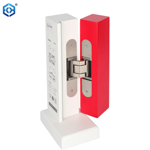 Bisagras ocultas ajustables 3D de servicio pesado de acero inoxidable para puertas de 120 kg